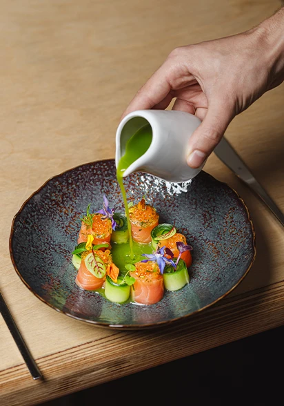 Akashon Heliopic Chamonix Mont-Blanc dish