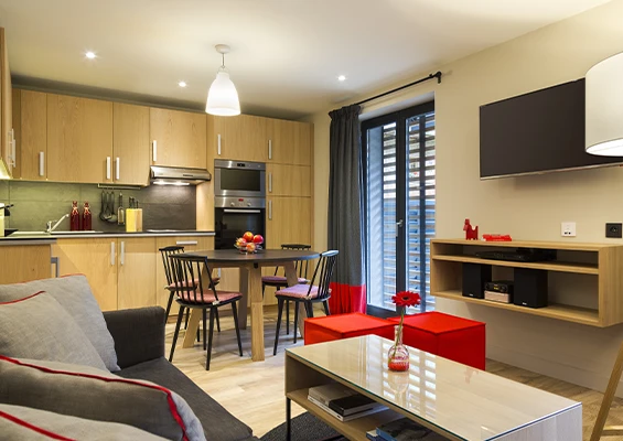Apartment Le Lac Blanc Cuisine Heliopic Chamonix Mont-Blanc