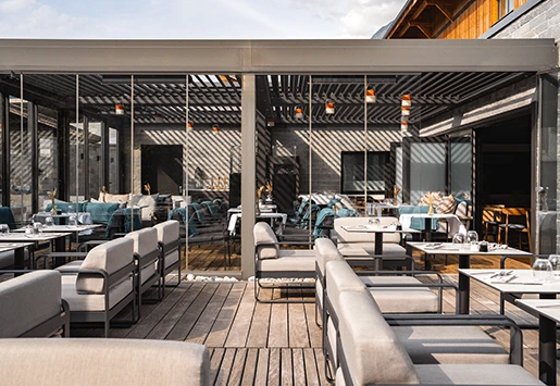 Pergola Akashon Hotel Heliopic Chamonix Mont-Blanc 2