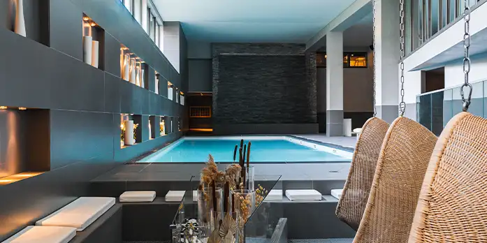 Spa pool 2 Chamonix heliopic mont-blanc