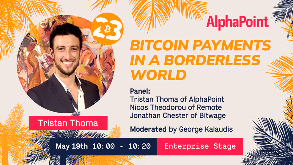 Bitcoin Miami 2023 AlphaPoint