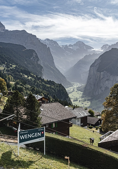 View from Wengen Village