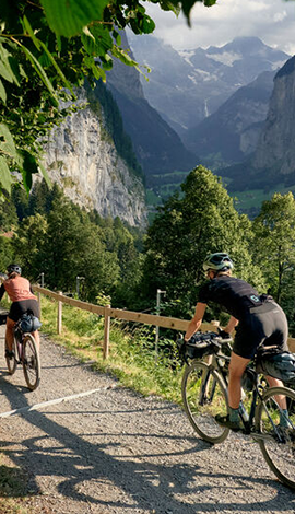 Balade en vélo à Wengen