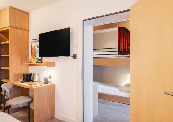 Chambre communicante avec lits superposés communication entre les chambres