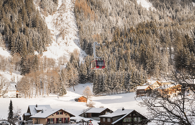 Main street in Wengen