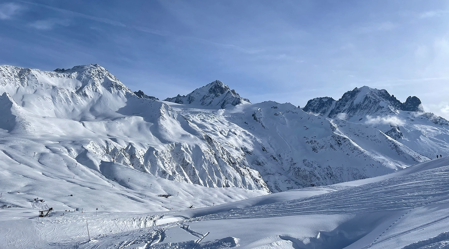 Cime Carron depuis l'hôtel Marielle