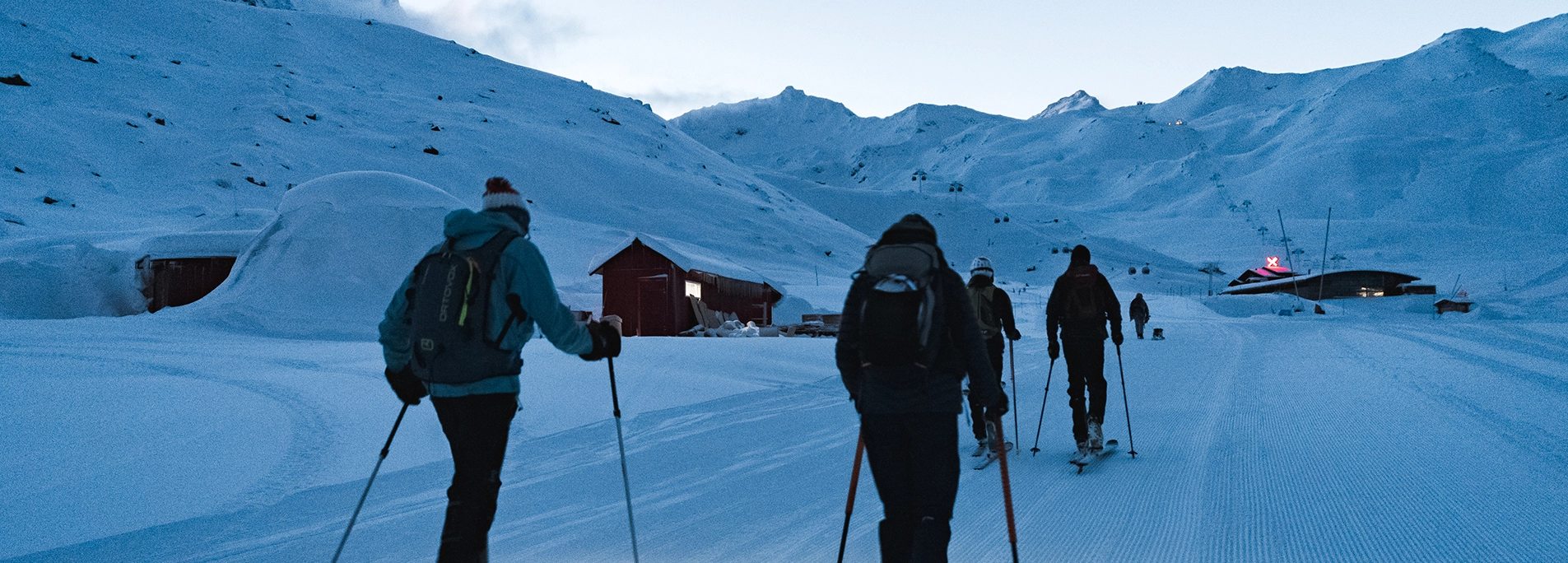 Ballade en ski Hôtel Marielle Val Thorens