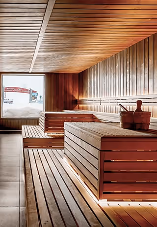 Sauna hôtel marielle val thorens