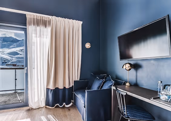 Superior room with Marielle Val Thorens sofa