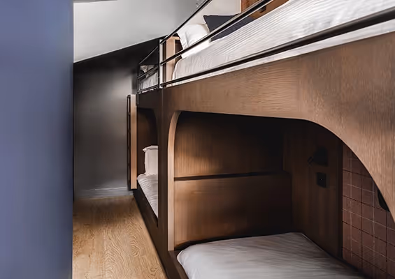 Superior family room with bunk beds hotel marielle val thorens