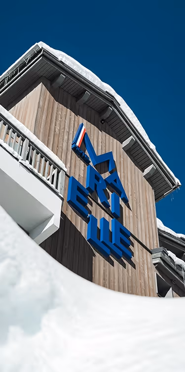 façade hôtel marielle à val thorens