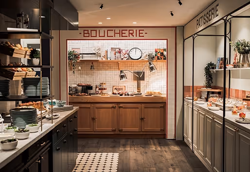 Buffet at the Hotel Marielle in Val Thorens