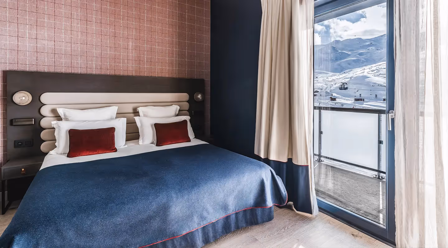 Marielle rooms in Val Thorens overlooking the slopes