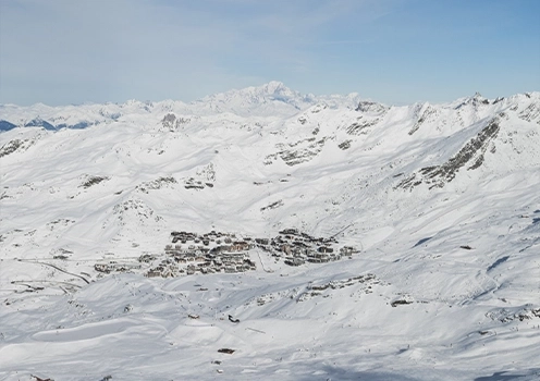 La station de Val Thorens, au coeur du domaine des 3 Vallées