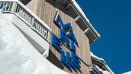 La façade de l'Hôtel Marielle, la solution idéale pour un séjour à Val Thorens