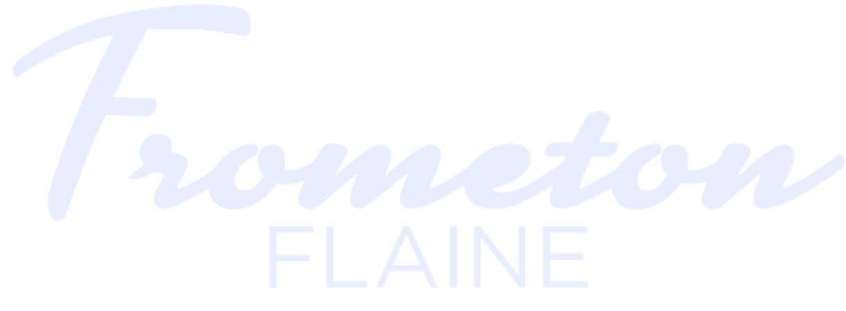 Logo écriture Frometon Flaine Restaurant Frometon Flaine et Chamonix