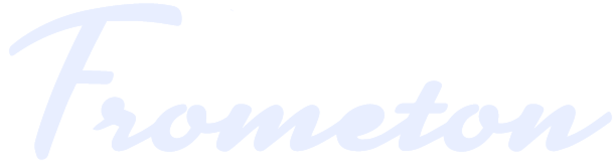 Logo écriture Frometon Restaurant Frometon Flaine et Chamonix