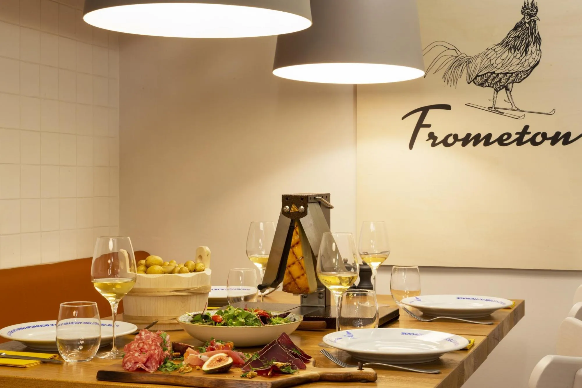 Table et menu Restaurant Frometon Flaine et Chamonix