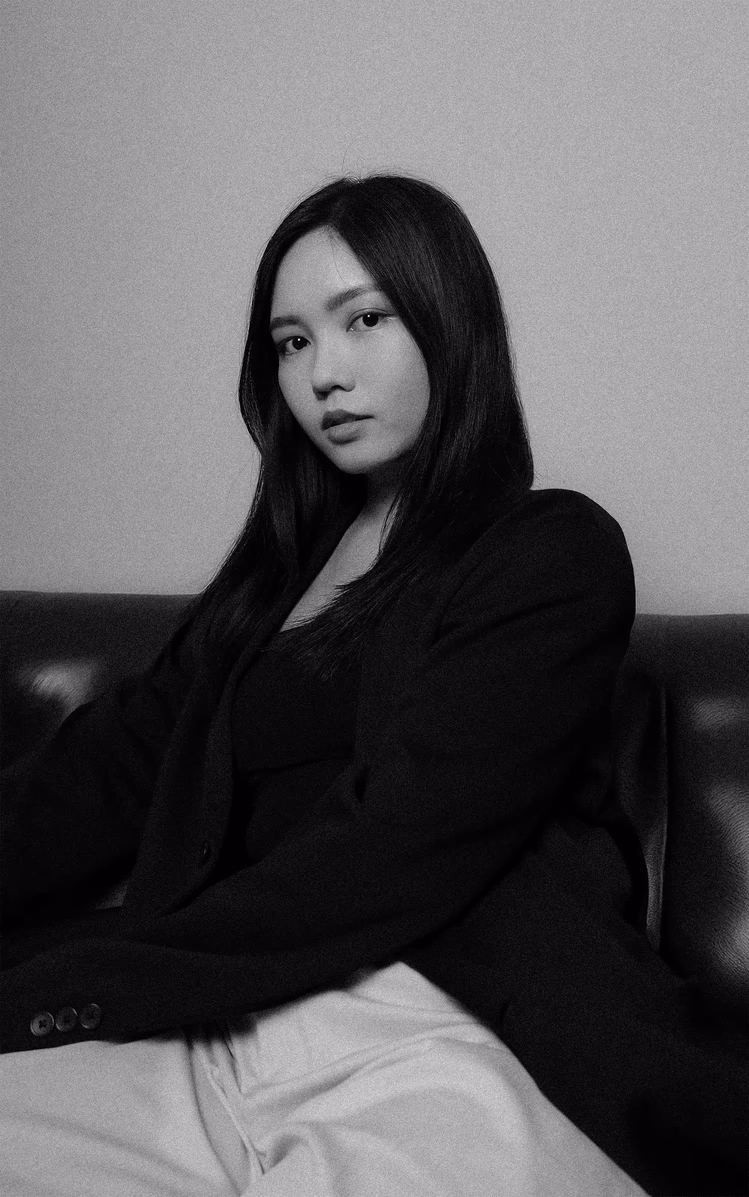 Portrait of thread painting artist from Singapore, Beatrice Seck