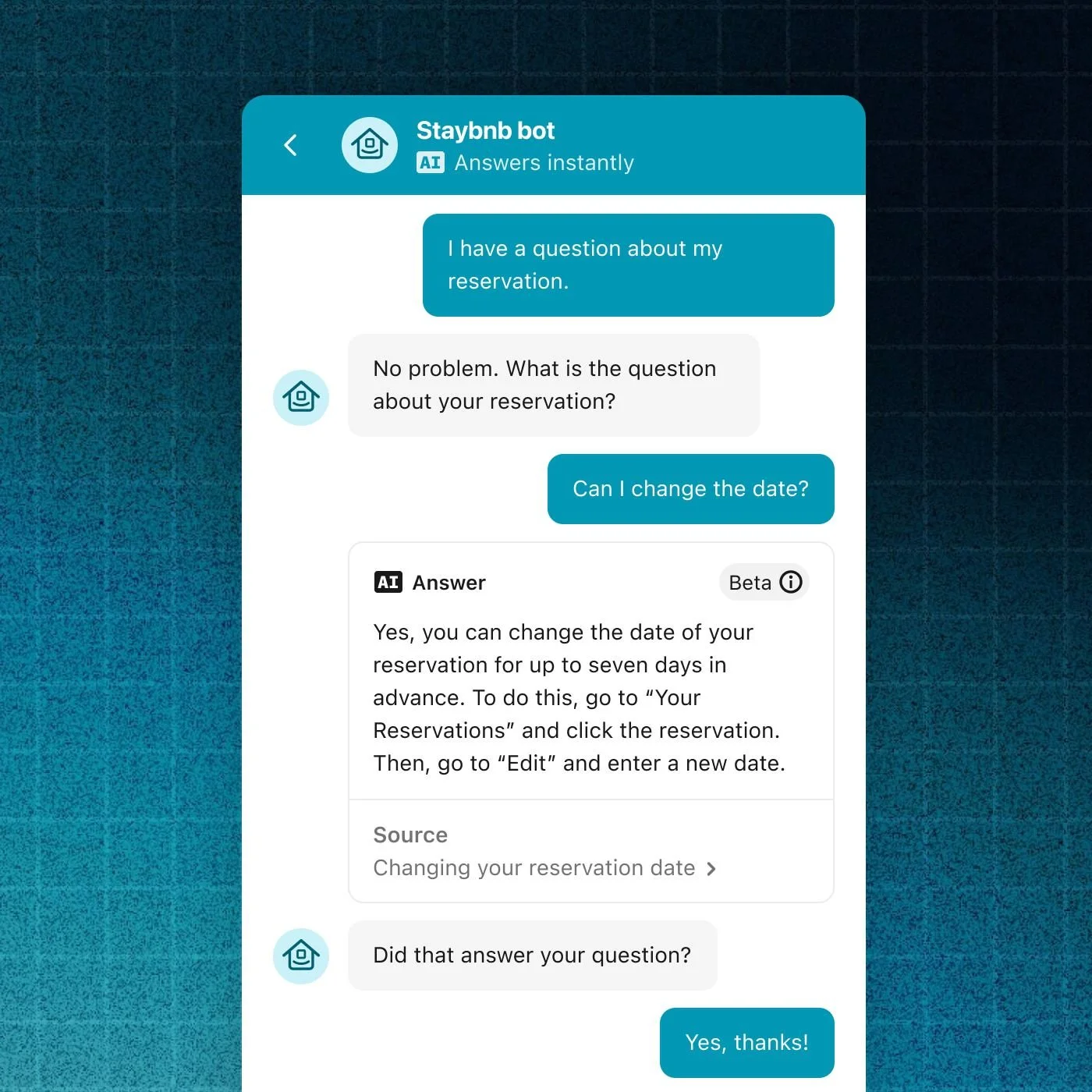 Intercom’s Fin is a customer service chatbot based on the foundational training of GPT-4. On top of that, it learns from a company’s help center to answer customer questions.