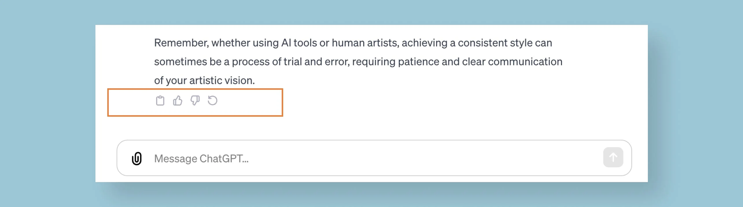 OpenAI uses a simple feedback mechanism on every ChatGPT output to improve its user experience