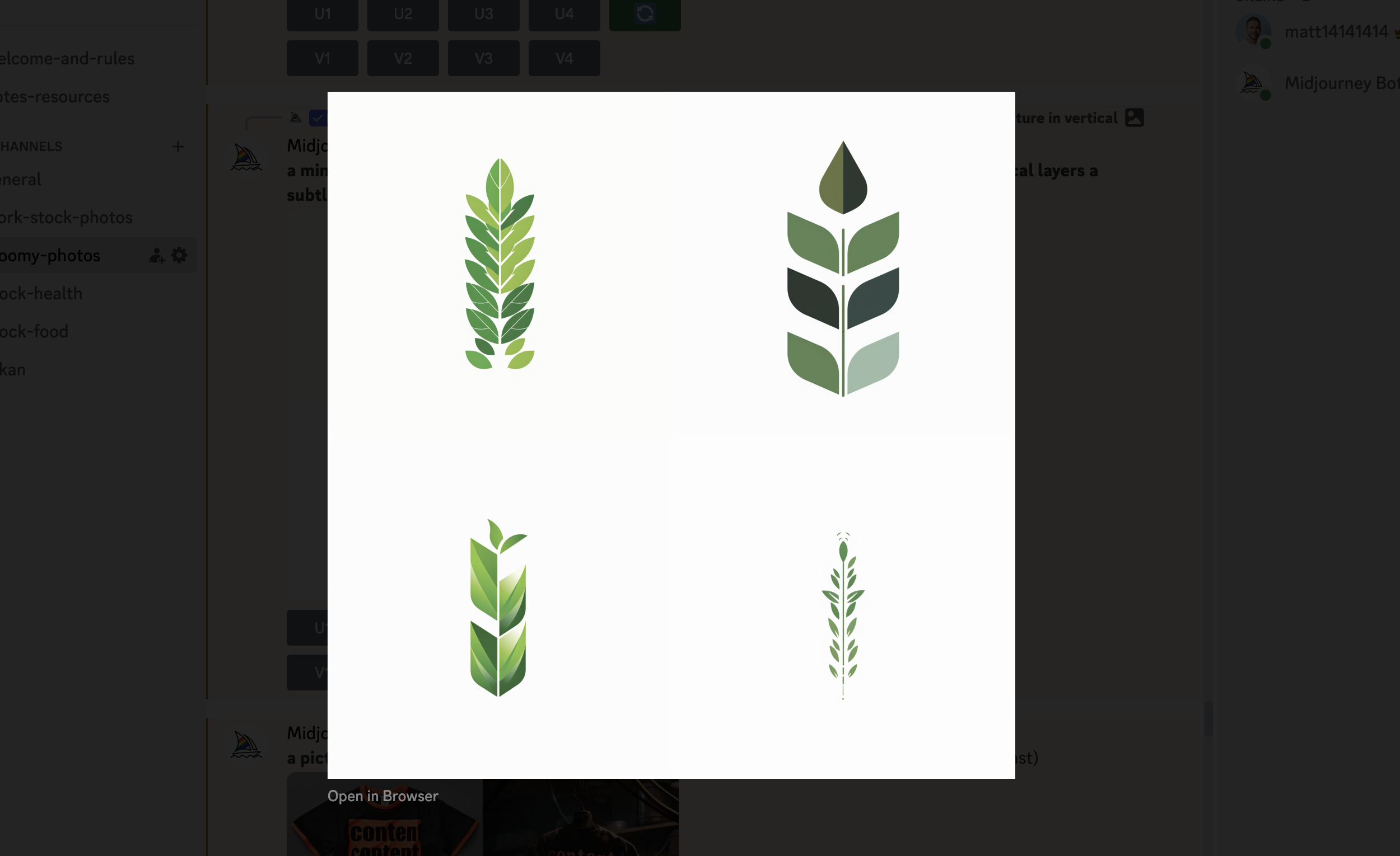 Logo variations for a vertical farm startup. Midjourney Prompt: a minimal, modern, and flat logo for a vertical farm company. Use elements of nature in vertical layers in a subtle way. Solid white background. --v 6.0 --s 50