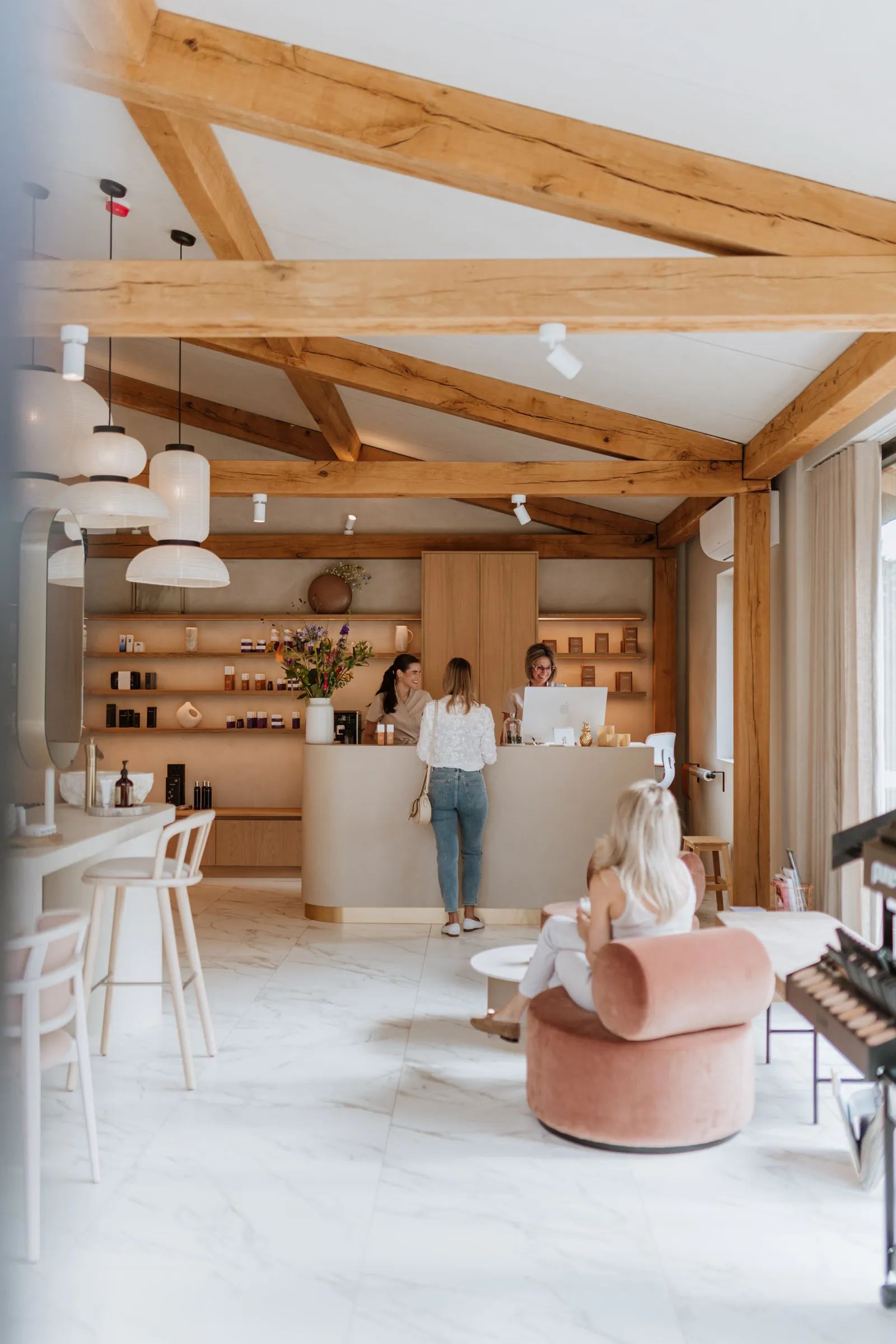 Interieur van huidinstituut Be by Kay