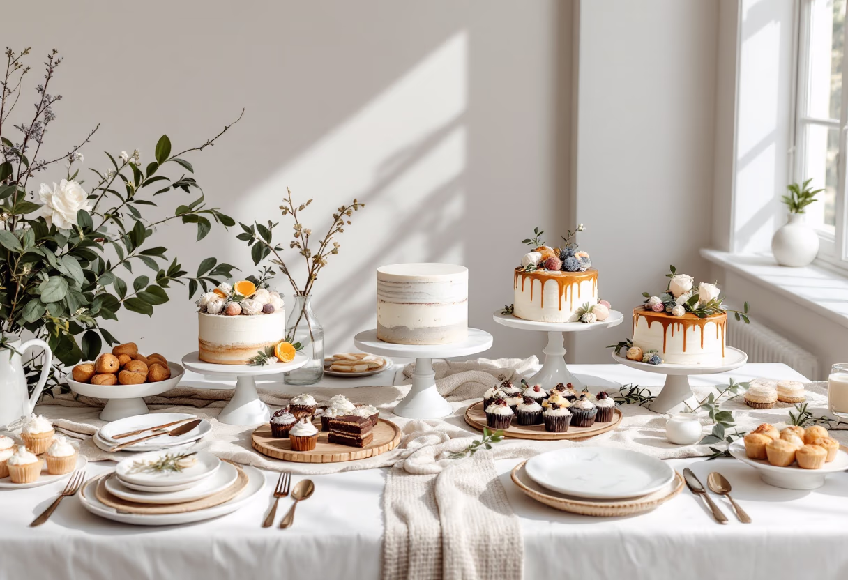 image of wedding catering display