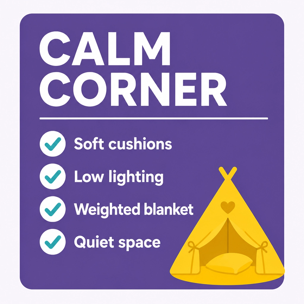 Calm Corner Checklist Illustration