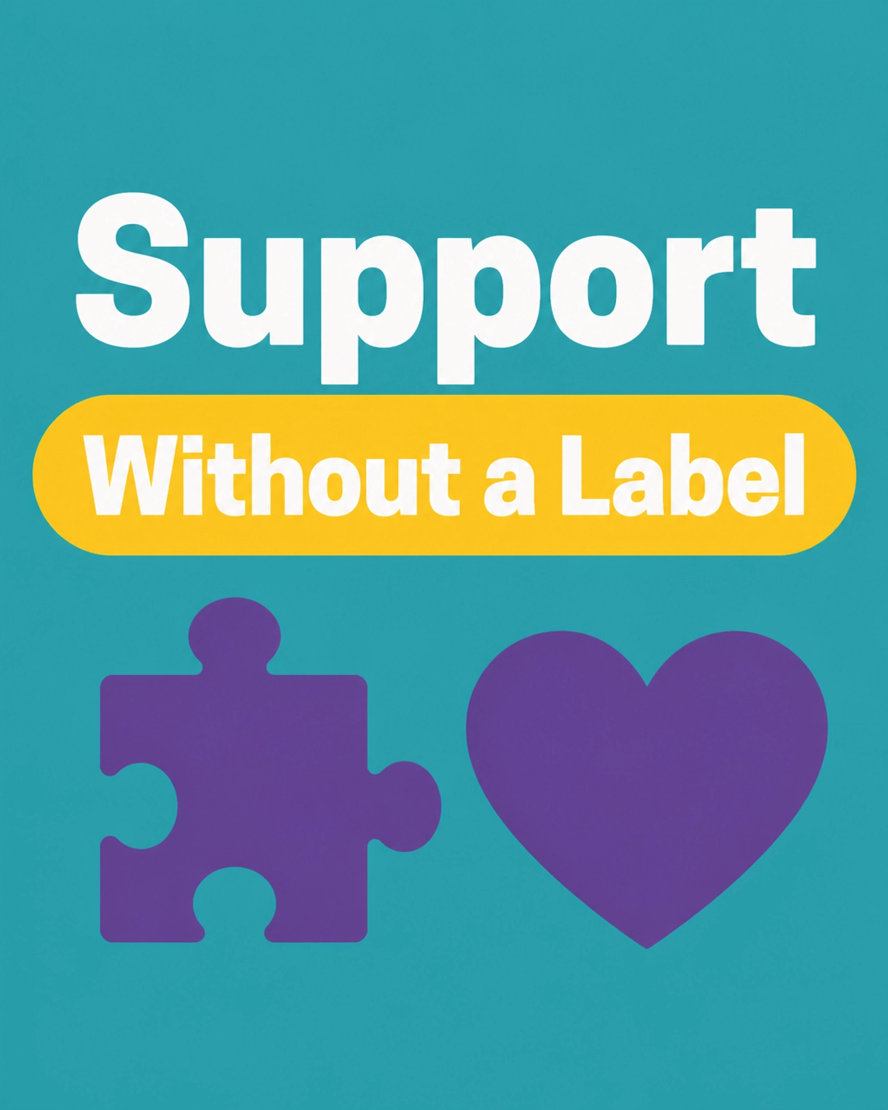 Support Without a Label