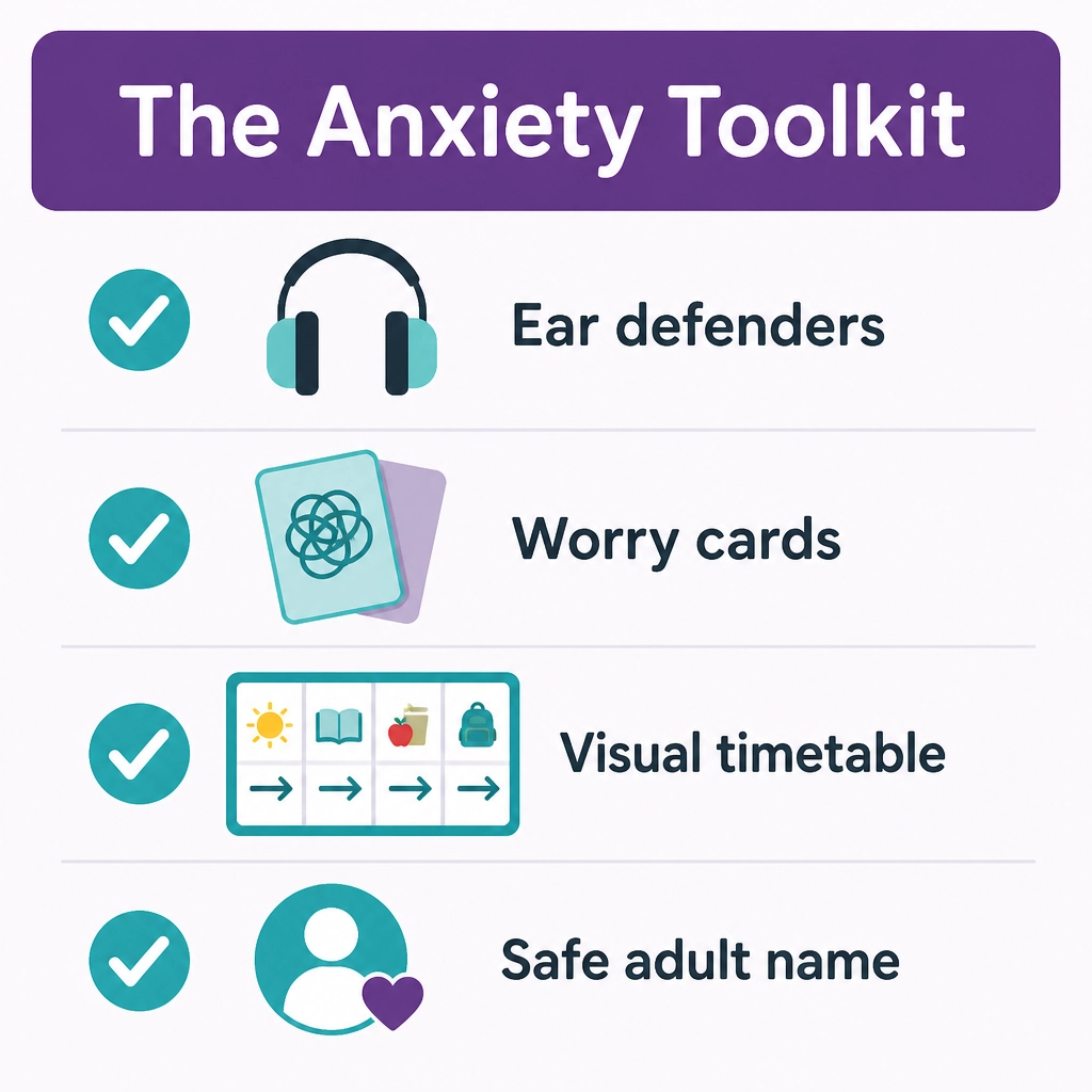 The Anxiety Toolkit Checklist Graphic