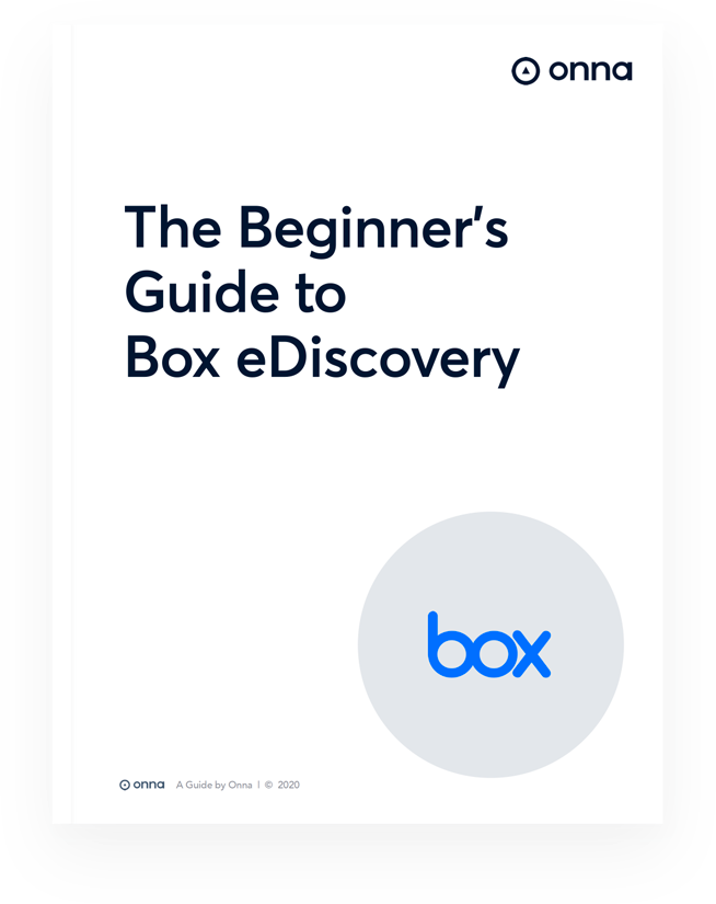 The beginner's guide to Box eDiscovery