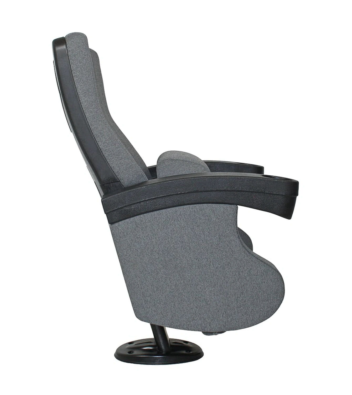 Kinostuhl Modell Princess in der Seitenansicht zur Darstellung der Ergonomie und Profilform.