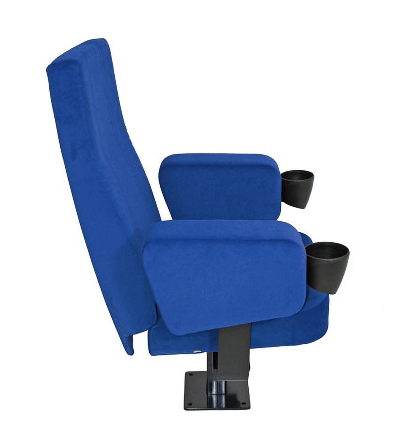 Kinostuhl Modell Tempo in der Seitenansicht zur Darstellung der Ergonomie und Profilform.