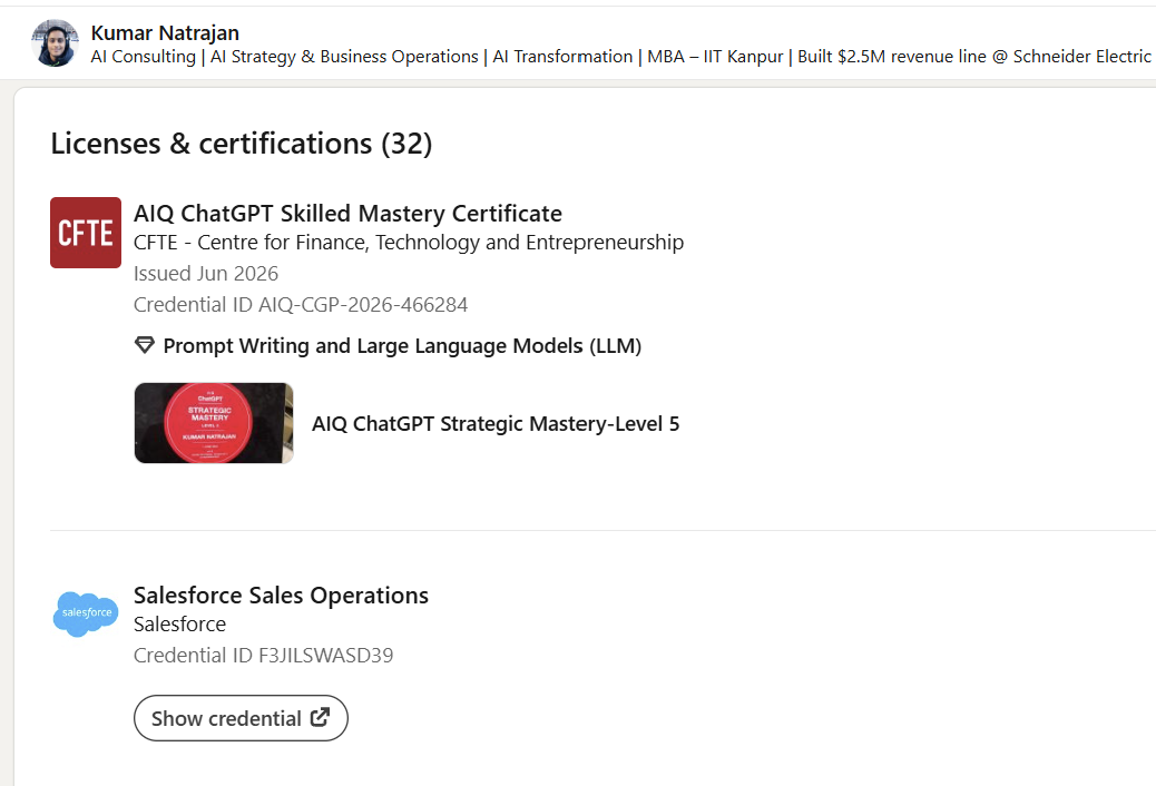 AIQ ChatGPT participant result