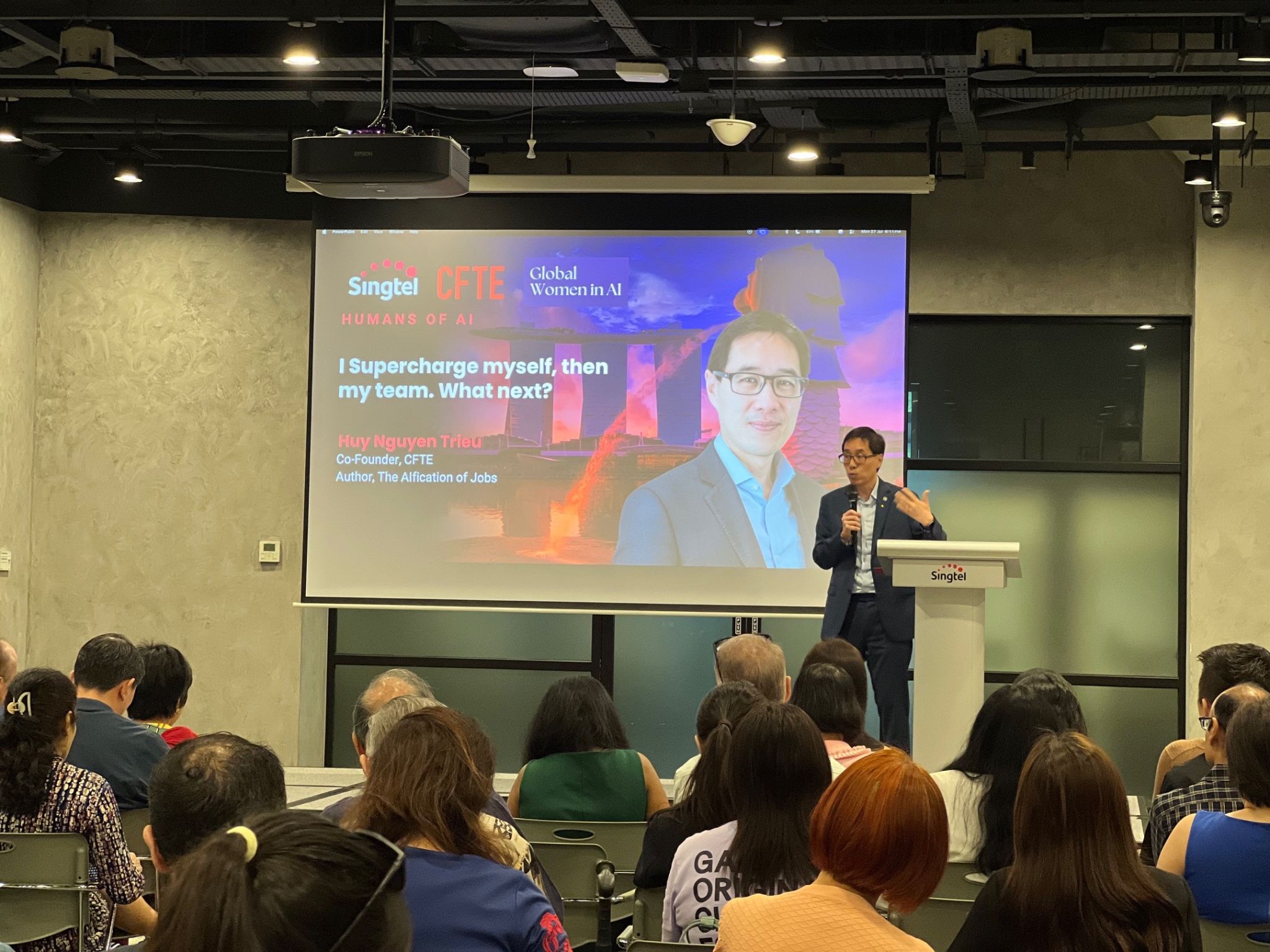Speakers and guests at Supercharged, Singapore