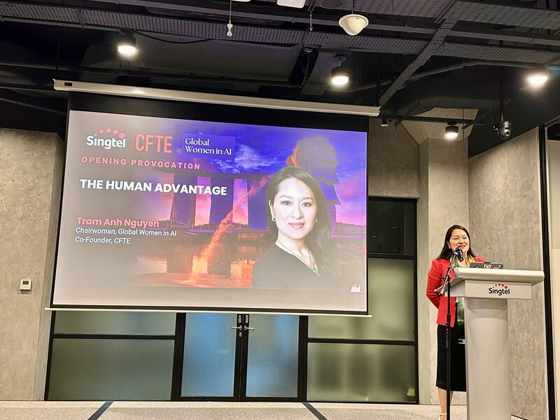 Supercharged, Singtel, CFTE and Global Women in AI