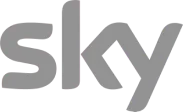The word 'sky' in lowercase stylized text with a modern gray font.