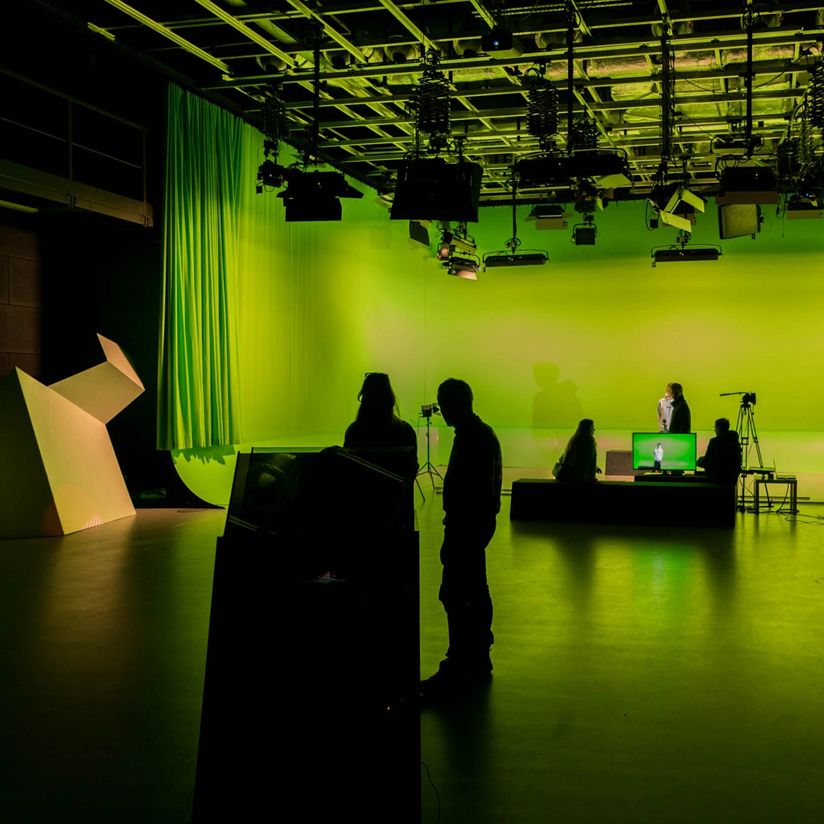 Laboratorium Obrazu Ruchomego i Interakcji na ASP Katowice.