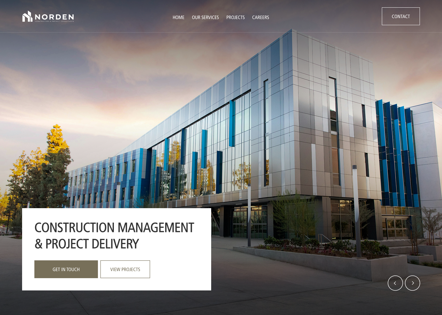 Website design project preview 2