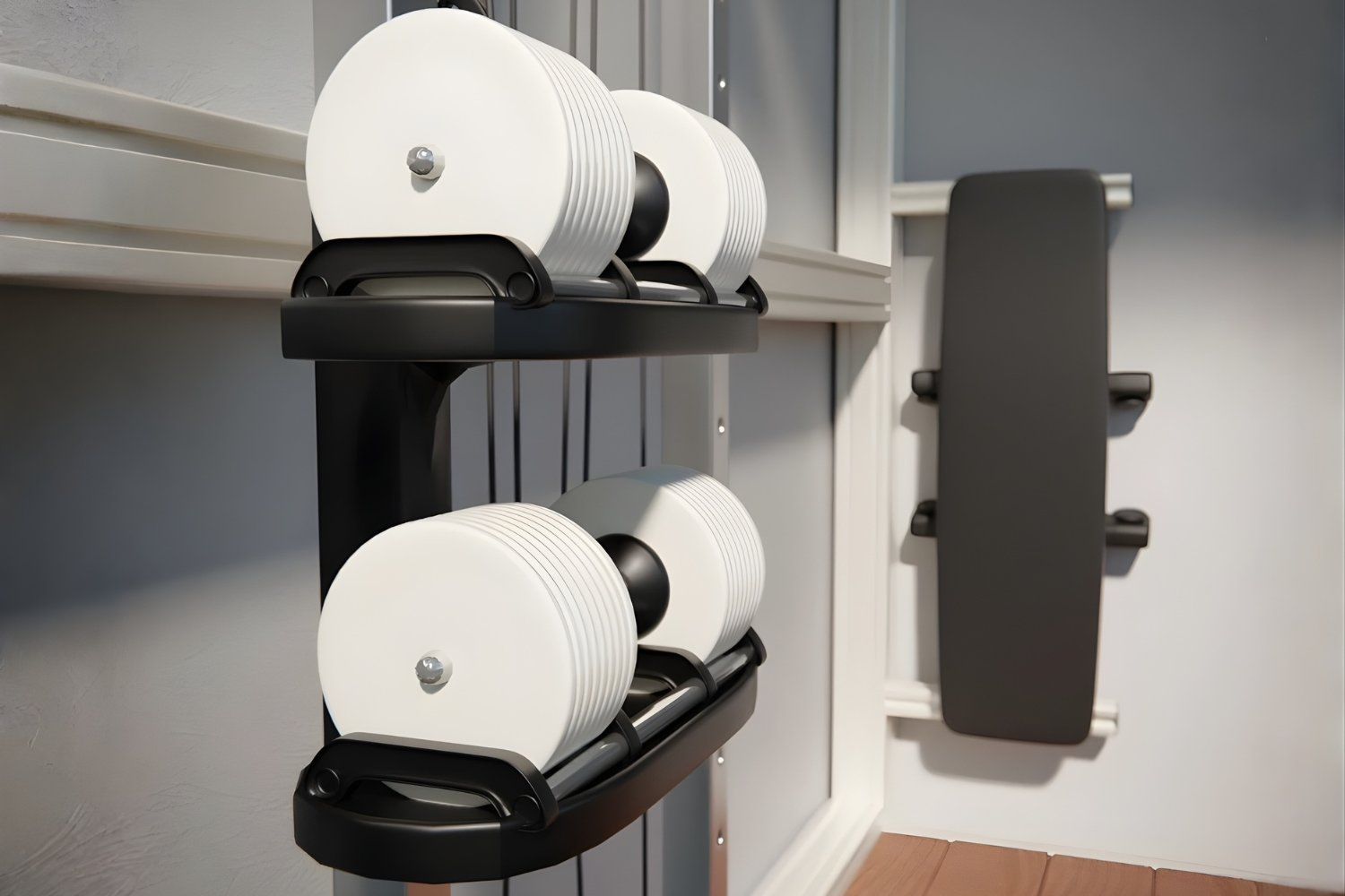 Photo of Dumbbells and Bench