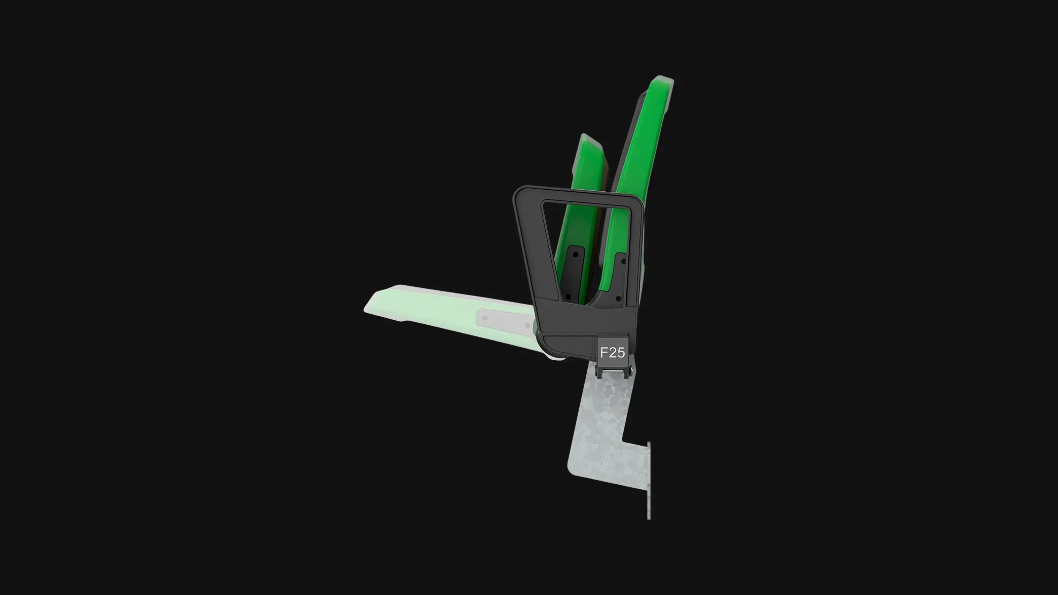 SECTOR 7 — chair render, module 1