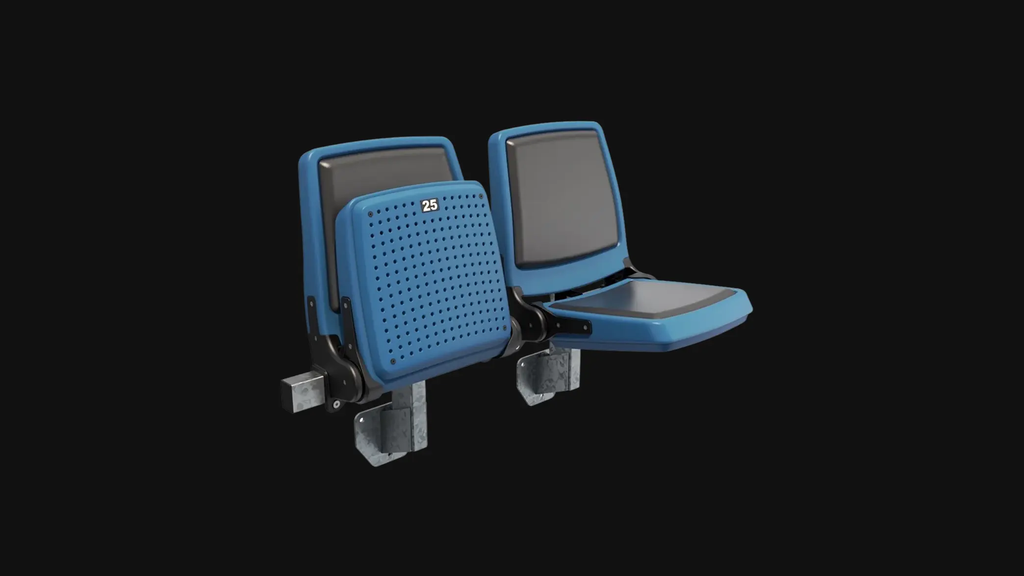 SECTOR 7 — chair render, module 3