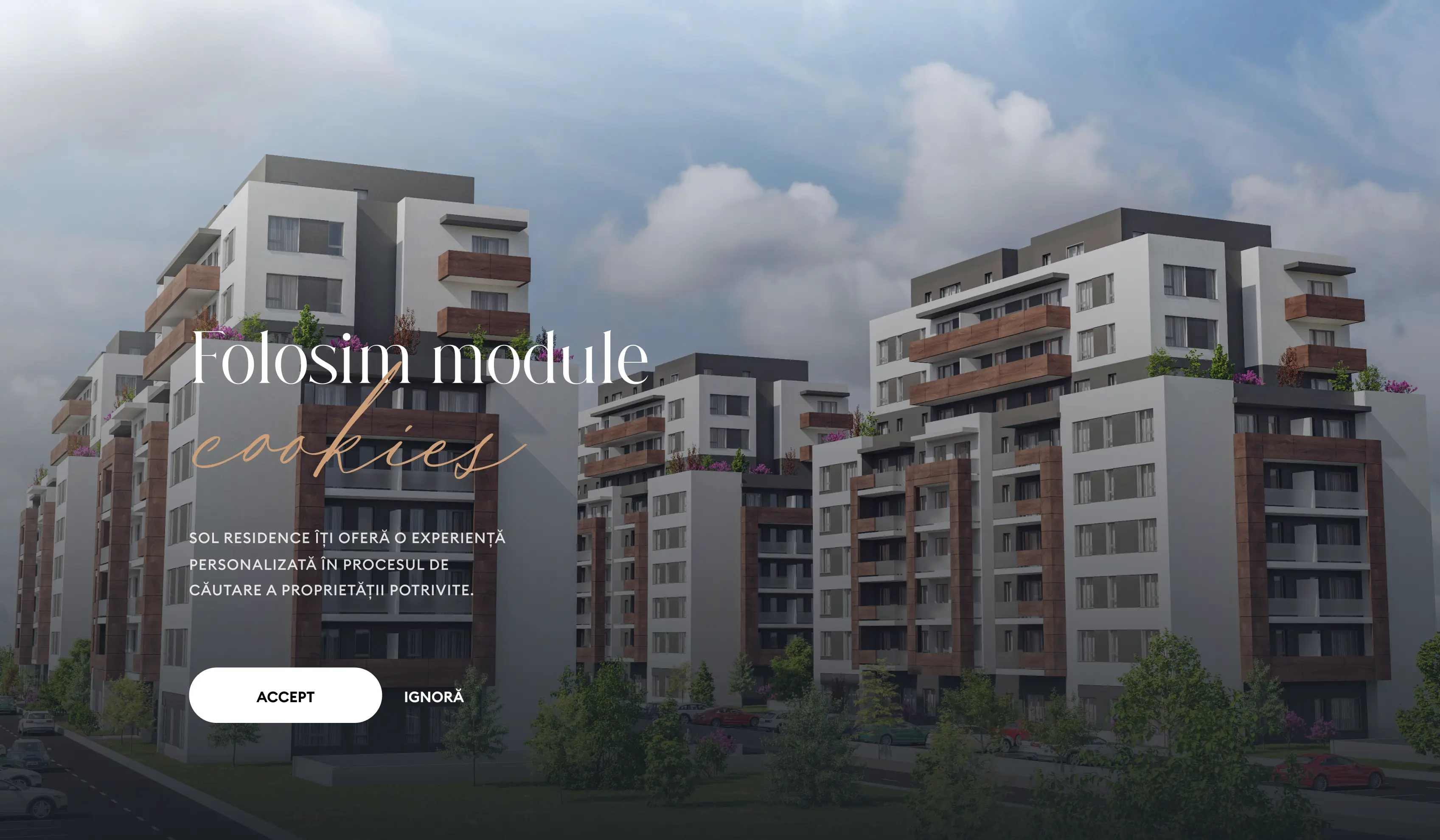 SOL RESIDENCE — opening filter for the serious buyer
