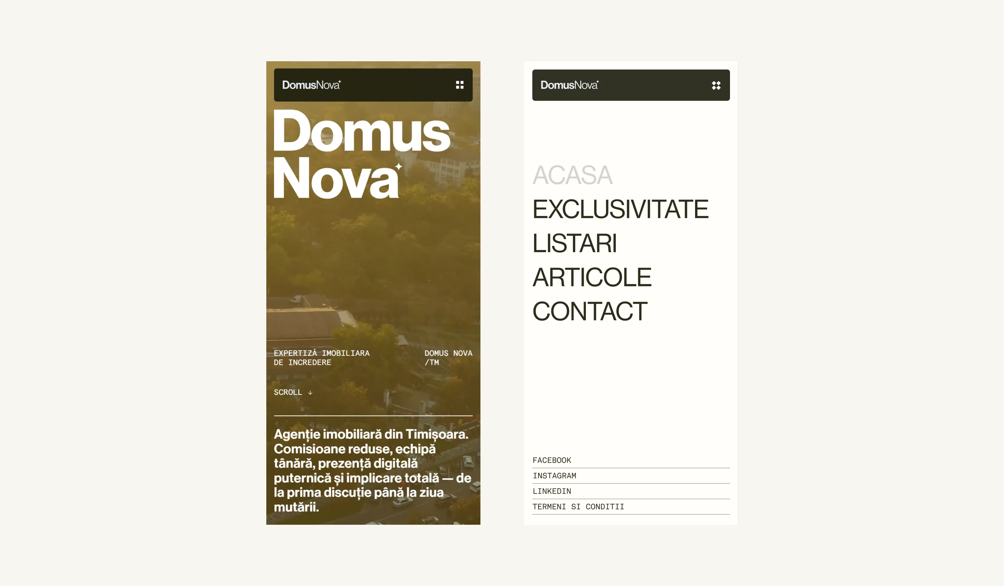 DOMUS NOVA — door interaction detail