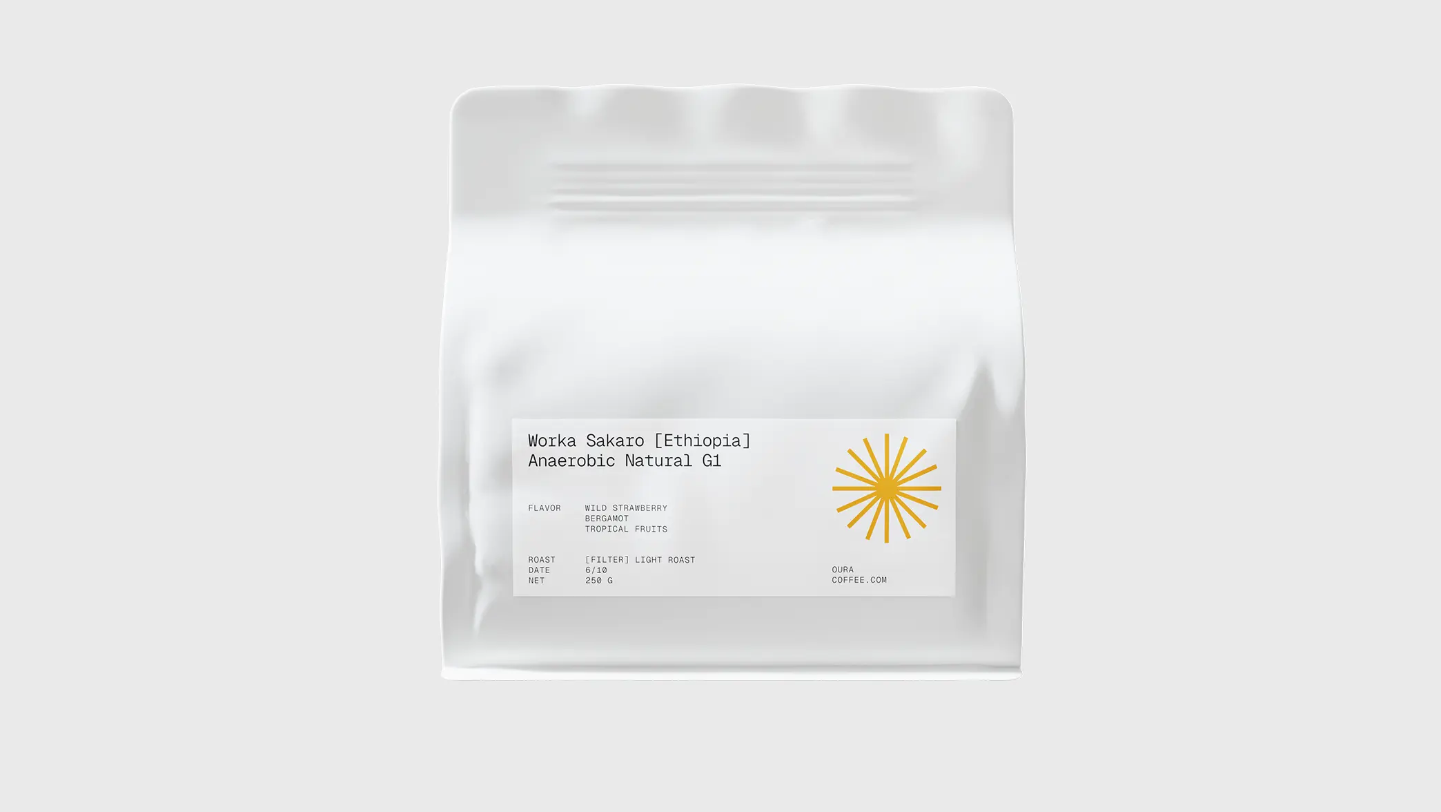 OURA — bag render, gusset depth study