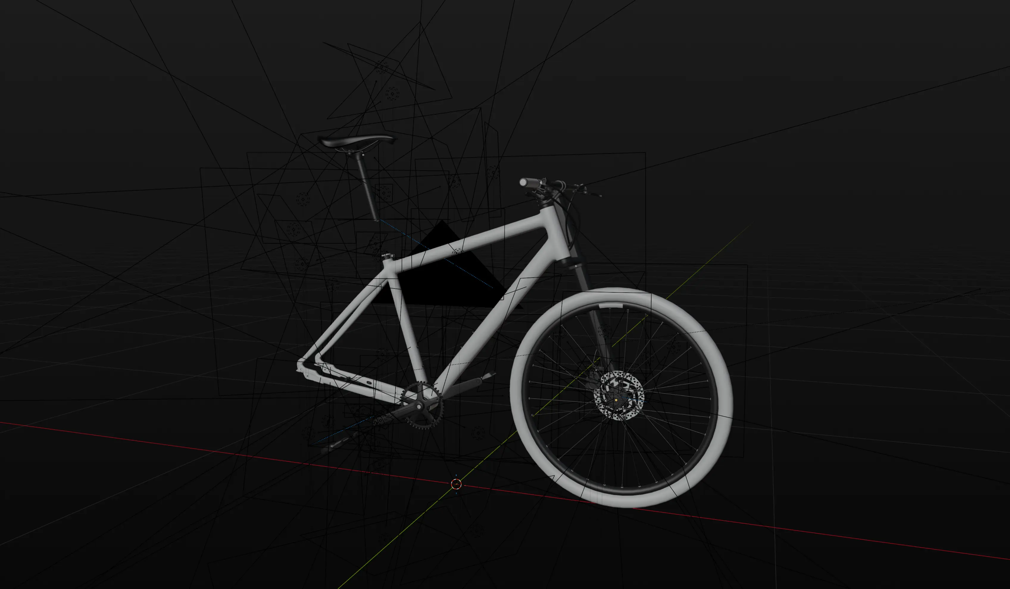 FAHRRAD IMLE — category cards with stenciled aisle-signage type