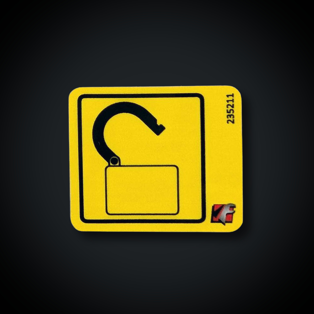 Faymonville UK Trailer 'Unlocked' Sticker - 235211