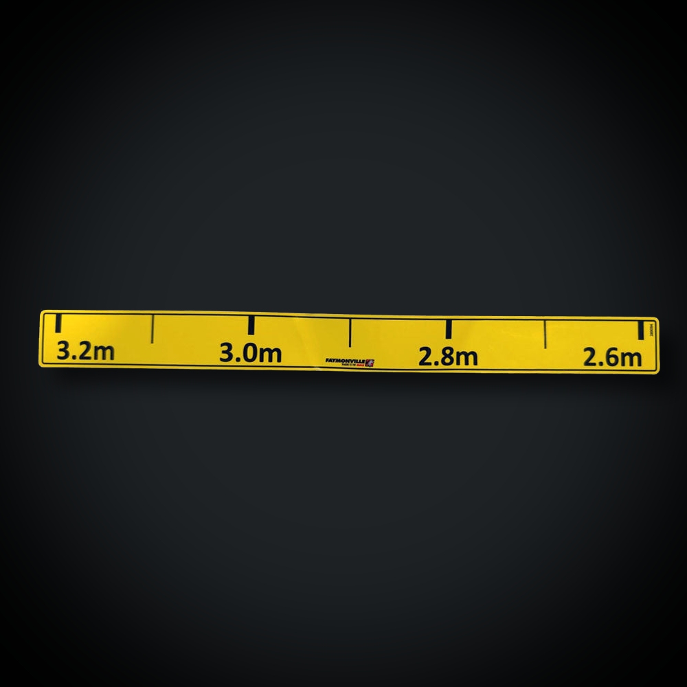 Faymonville UK Trailer 'Widening Bed' Sticker