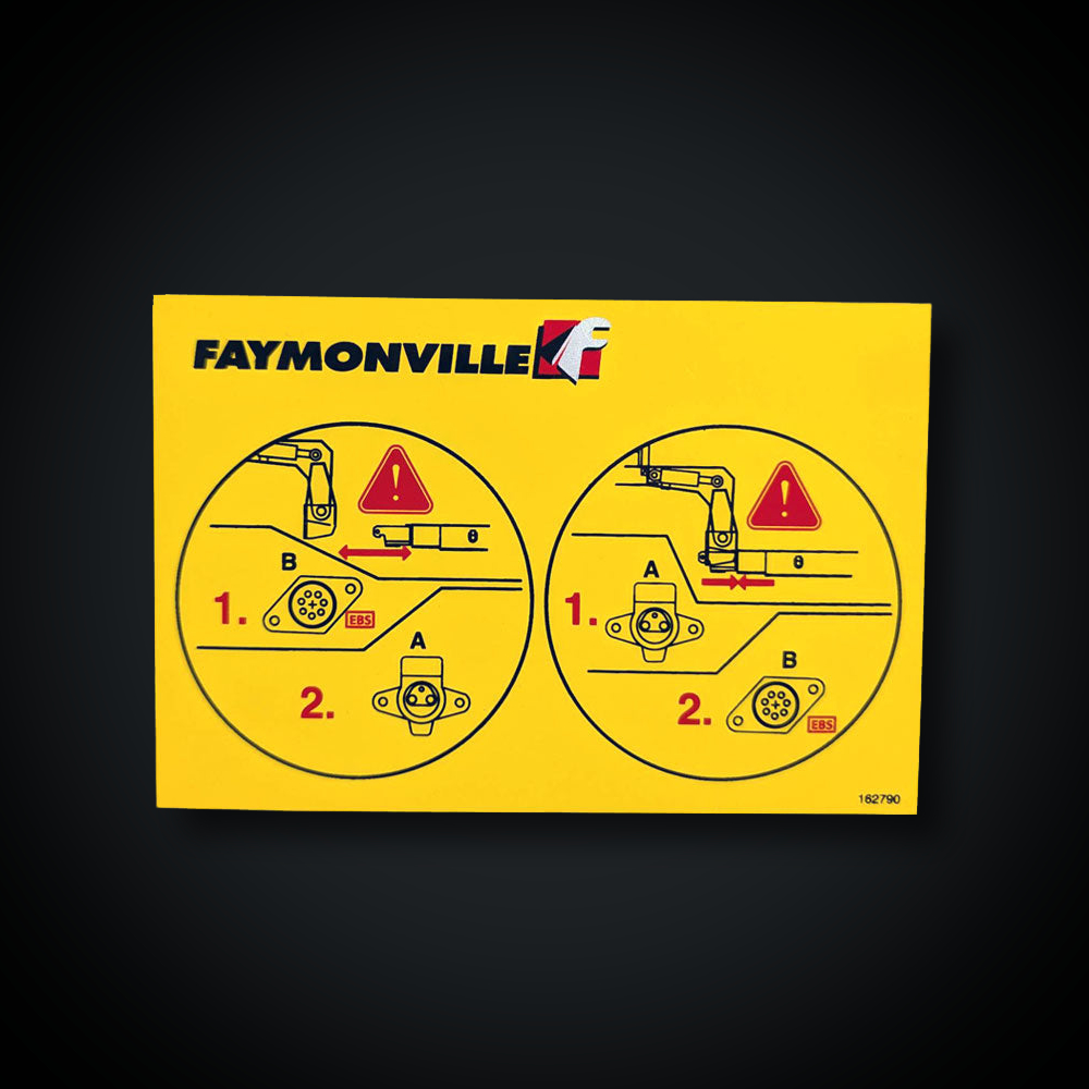 Faymonville UK Trailer Sticker - 162790